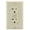 Light Almond, variant on Leviton 126-AFTR2-00T 20 Amp 125 Volt Light Almond SmartlockPro Outlet