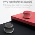 thumbnail image 4 of Bluetooth 5.0 Speaker USB Rechargeable TWS Blue speaker TWS speaker Light Wireless Speaker Subwoofer, 4 of 7