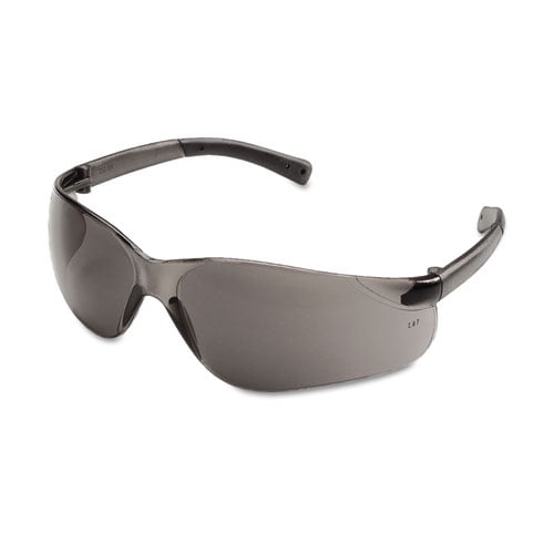 Crews Bearkat 3 Protective Eyewear MCR Safety Bearkat 3 Safety Glasses - Z87 Rated With Indoor/Outdoor Mirrored Lenses Frameless Clear Safety Glasses