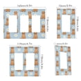 thumbnail image 2 of Yayeee Rocker Switch Wall Plate 1-Gang 4.6"x2.9" Home Decorative Outlet Cover, Cartoon Floral Dog Pattern, 2 of 6