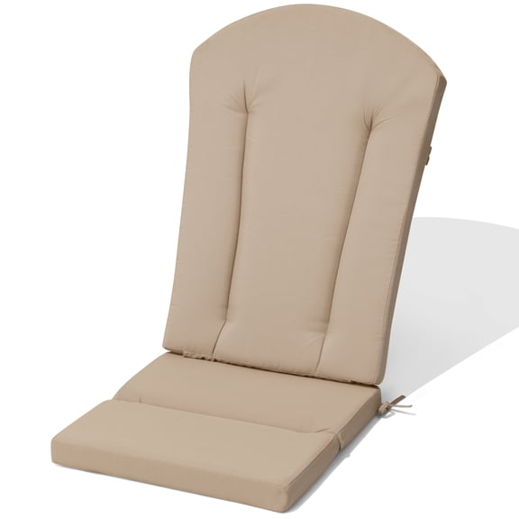 Crestlive Products 50x20 Inch Adirondack Chair Cushions, Outdoor Rocking Chair Cushions Water Resistant, Beige