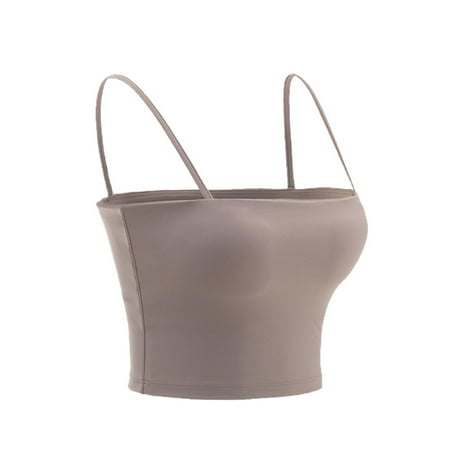 

Ladies Beauty Back Running Shockproof Sports Bra Brown S