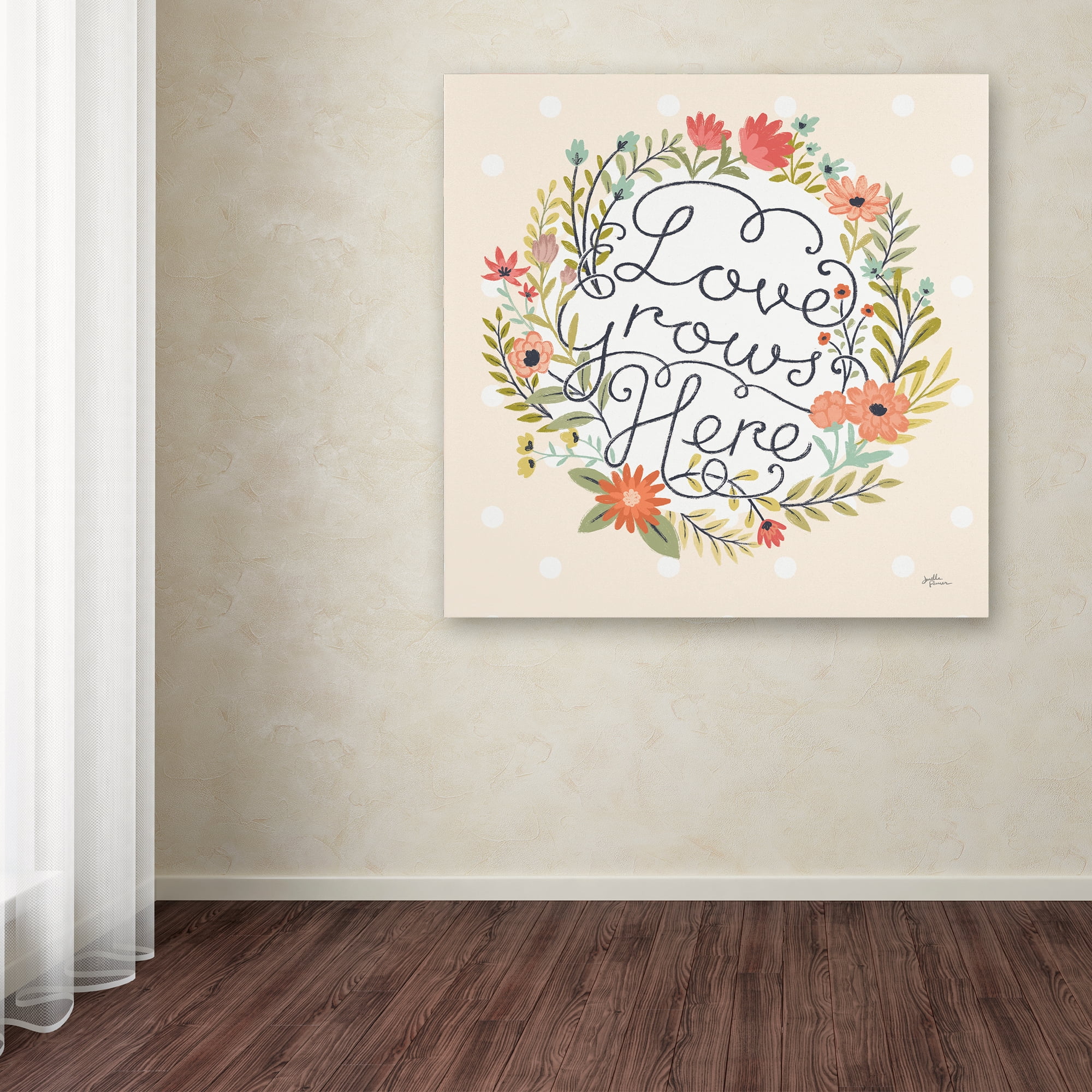 Trademark Fine Art 'Retro Garden III' Canvas Art by Janelle Penner