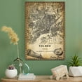 thumbnail image 3 of Toledo Map Poster, Ohio Map Art Poster, Canvas, Toledo Map City style Watercolor art Poster, Toledo Map Canvas - 89AZ1430, 3 of 6