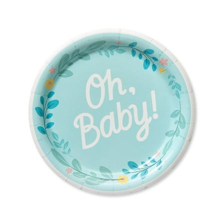 American Greetings Baby Shower Party Supplies, Dessert Plates (36-Count)