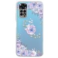 thumbnail image 1 of Funda para Xiaomi Redmi Note 11 InstaCase Flores Lila Uso Rudo Protector Antigolpes, 1 of 4