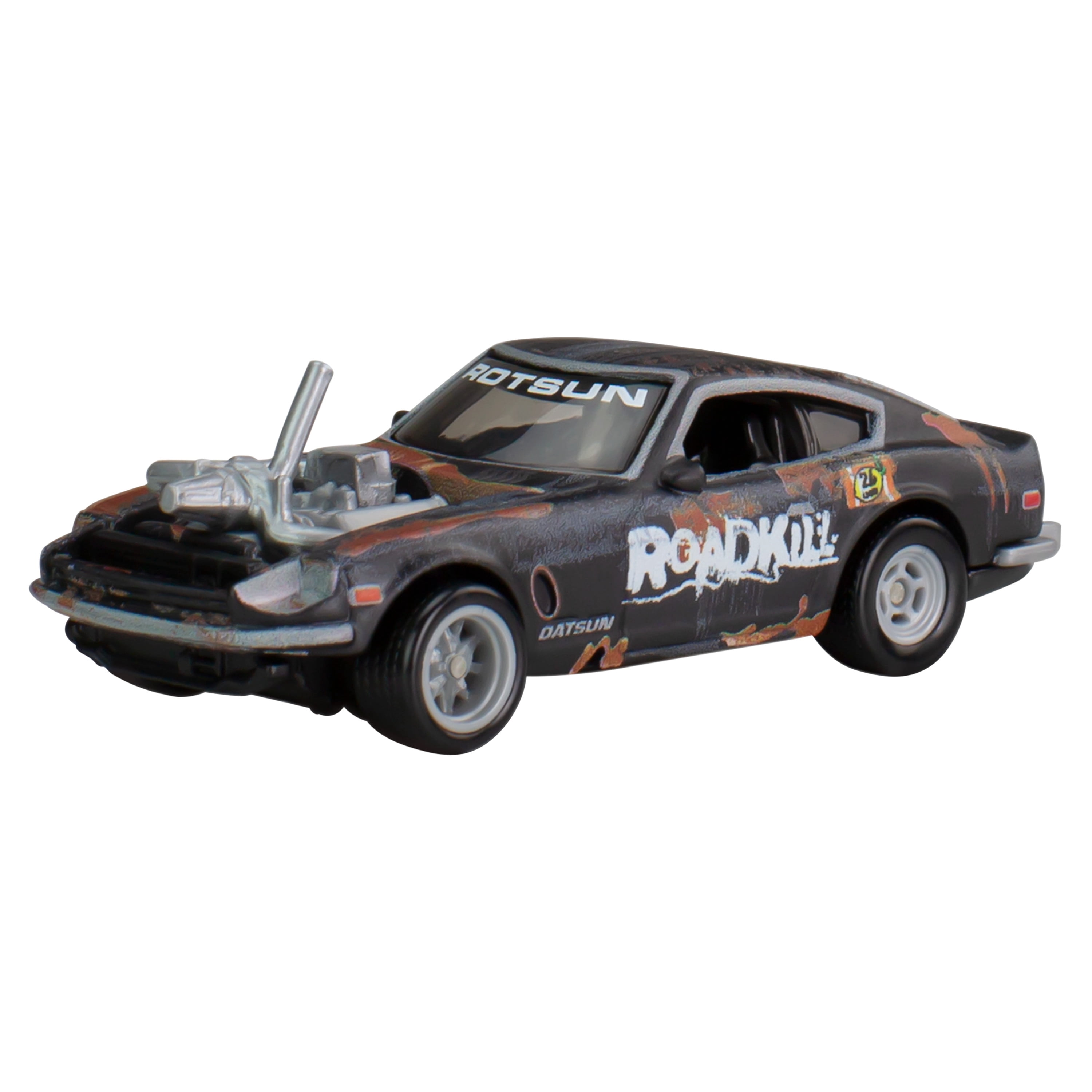 Hot Wheels Retro Entertainment 1:64 Scale Custom '71 Datsun 240Z ("Rotsun"), Motor Trend & Nissan Die-Cast Toy Car