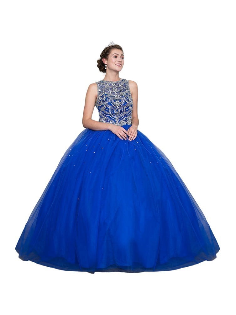rhinestone quinceanera dresses