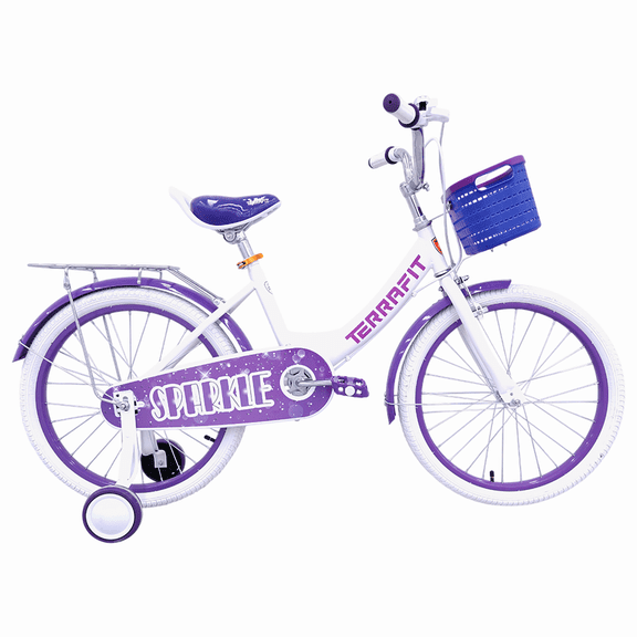 Bicicleta Infantil para Niña SPARKLE R20 Purpura