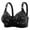 Black, variant on TAGOLD Womens Plus Size Bra,Summer Bras for Womens,Women's Large Size Adjustable Push-Up Breathable Full Cup Bra Without Wires