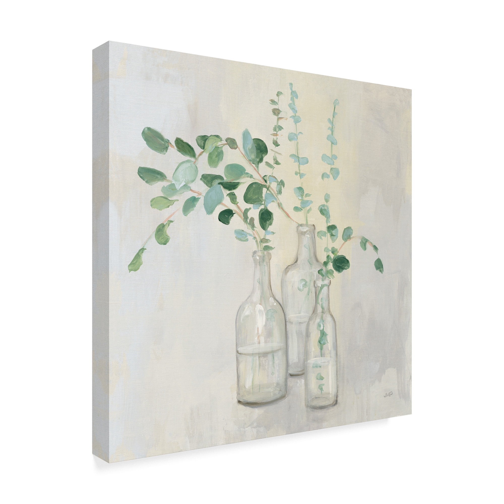Trademark Fine Art 'Summer Cuttings I Bottles' Canvas Art by Julia Purinton