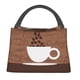 thumbnail image 1 of Fotbe Coffee Cafe Cup Bolsa Térmica Portátil con Estampado, Bolsa de Entrega de Alimentos Aislada, Bolsa Reutilizable de Gran Capacidad para Comidas y Supermercado, 1 of 6