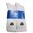 thumbnail image 1 of Pack de 6 calcetines Adidas Originals Trefoil Crew (blancos), 1 of 2