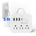 thumbnail image 1 of Regleta MBBS con 3 Tomas AC, 4 Puertos USB y USB-C, Cable de 1.5 m, Protección de 1200J, 1 of 9