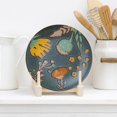 thumbnail image 3 of WIFKLSIIPG Garden Themed Ceramic Plates Unique Dinnerware for Home and Dishwasher, 3 of 4