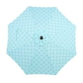 thumbnail image 2 of Mainstays 9 Foot Turquoise Blue Cove Round Outdoor Tilting Market Patio Umbrella with Crank, 2 of 7