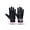 Pink, variant on Pink & Silver Butterfly in a White Graphic Embroidered Leather Gloves Full Finger Glove