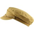 thumbnail image 2 of LAICAIW Men's Summer Cotton Greek Fisherman Sailor Fiddler Driver Hat Flat Cap, 2 of 4