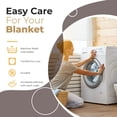 thumbnail image 4 of Superior Metro Chevron All-Season Cotton Blanket, California King, Charcoal, 4 of 6