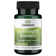 Swanson Eyebright Extract 400 mg 60 Capsules