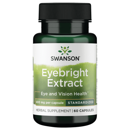 Swanson Eyebright Extract 400 mg 60 Capsules