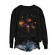 thumbnail image 2 of Heisall Womens Sweatshirts Round Neck Long Sleeve Autumn Winter Casual Pullover Halloween Print Tops, 2 of 4