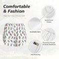 thumbnail image 6 of Lsque Milk Tea Printed Women's Running Shorts with Liner Pockets,Elastic Quick Dry Workout Athletic Gym Yoga Shorts,Womens High Waist Shorts-X-Large, 6 of 9