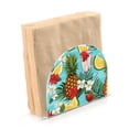 thumbnail image 2 of Pineapples Lemons Floral Leaves Napkin Holder for Table Clear Napkin Stand Paper Holder Acrylic Organizer Dispenser Napkins for Dinner Kitchen Restaurant Room, 2 of 8