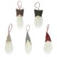 thumbnail image 1 of Christmas Tree Hanging Gnomes Ornament Set Of 5 Swedish Handmade Plush Gnome Santa Elf Hanging Home Decorations, 1 of 5