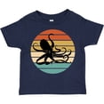 thumbnail image 3 of Inktastic Octopus Vintage Sunset Boys or Girls Toddler T-Shirt, 3 of 5