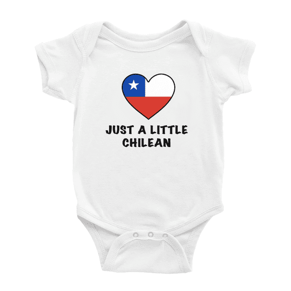 Just A Little Chilean Funny Baby Clothing Bodysuits For Boy Girl