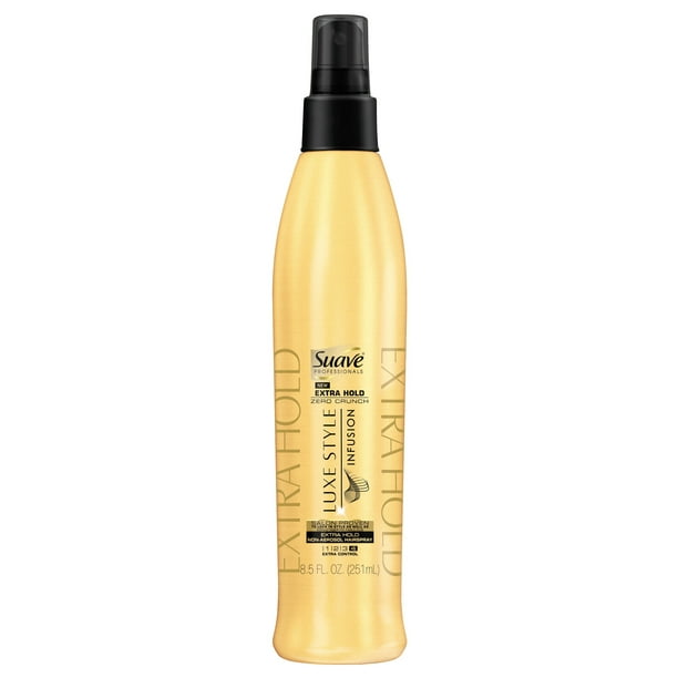 Suave Professionals Luxe Infusion Extra Hold Non Aerosol Hairspray 85 Oz