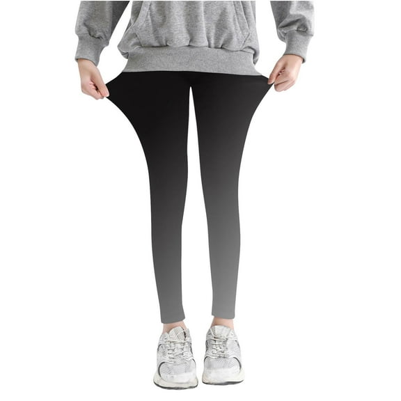 Jalioing Toddler Kids Leggings Gradient Print Full Length Yoga Dance Leggings Girls Soft Stretchy Tights Pants