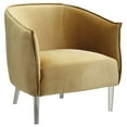 thumbnail image 1 of Furniture of America Chaise d'Appoint Ensoleillée en Jaune, 1 of 4