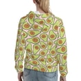thumbnail image 7 of Kdxio Cute Avocado Print Womens Oversized Hoodies Sweatshirts Hooded Pullover Tops Sweaters Casual-X-Large, 7 of 7