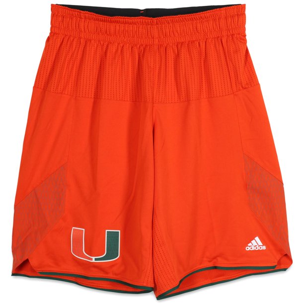 Miami Hurricanes TeamIssued Orange Shorts from the Basketball Program