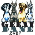thumbnail image 3 of CafePress - Great Dane Lover Pajamas - Women's Short Sleeve Print T-Shirt and Pants Light Cotton Pajama Set, 3 of 7
