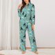 thumbnail image 2 of Fotbe Cute Dog Conjunto de Pijama de Manga Larga para Mujer con Estampado, Ropa de Dormir de 2 Piezas, Conjunto de Casa Suave y Cómodo con Bolsillos-Small, 2 of 7