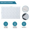thumbnail image 6 of Blue Spring Floral Placemats Set of 4, Summer Botanical Watercolor Washable Wipeable Table Mats for Dining Tables, Indoor Outdoor Kitchen Place Mats for Holiday Party Table Decor, 6 of 9