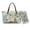 Green - Hummingbird Flower, variant on DISNIMO Sea Turtle Print Handbag and Wallet Set Flower Butterfly Print Tote Shoulder Bag with Wrist Strap Wallet Portable Leather Top Handle Purse
