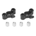thumbnail image 3 of Steering Knuckles Hub Carrier, RC Car Steering Block Stable Performance Replacement Part Aluminum Alloy  For JLB 1/10 Truck Series Black, 3 of 8
