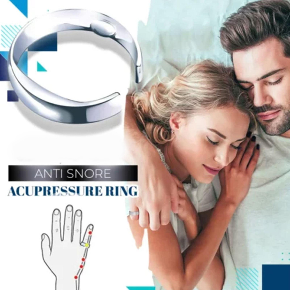Anti Snoring Open Ring Harmless Adjustable Acupressure Sleeping Aid