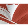 thumbnail image 4 of Ambesonne Fitness Quilted Bedspread Set 3 Pcs, Muscled Man and Woman, Queen Size, Orange and White, 4 of 5