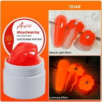 Nail Enhancement Extension Glue, Luminous Nail Carving Glue, Phototherapy Nail Glue for Strong Adhesion, Low Odor Nail Glue with Health Ingredients, Suitable for Layered Nail Designs