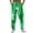 Green, variant on Men's Shiny Metal Shiny Casual Pants Nightclub Disco Pants,Size 3XL
