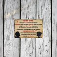 thumbnail image 4 of NOETE To My Wife Decor Romantic Couple Wall Art Sign To My Life 12x16 Inch Vintage Metal Tin Sign Heartfelt Gift for Husband & Wife- Bedroom, Home Decor, 4 of 8