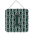 thumbnail image 1 of Lettre I Football Vert & Blanc Mur Ou Porte Suspendus Imprimés, 1 of 1