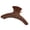 Brown and white, variant on Fashion Hair Clip With Wavy Dot Design Styling Accessory For Various Hair Types