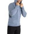 thumbnail image 5 of X RAY JEANS Mens Basic Hooded Sweater, Heather Slate, S, 5 of 10