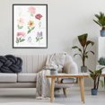 thumbnail image 3 of Stupell Industries Bohemian Labeled Flower Varieties Black Framed Giclee Art, 24 x 30, by Lucille Price, 3 of 8